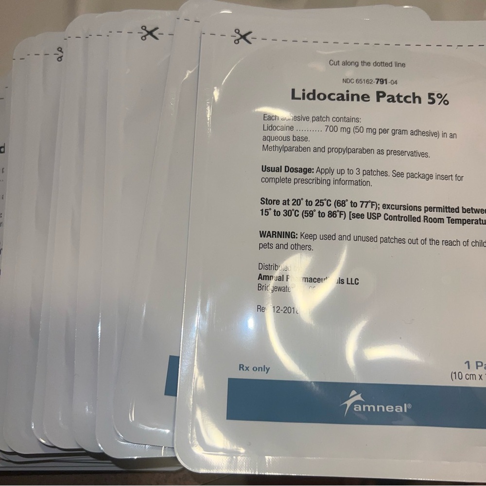 Lidocaine Patches 30pc  5% - Amneal